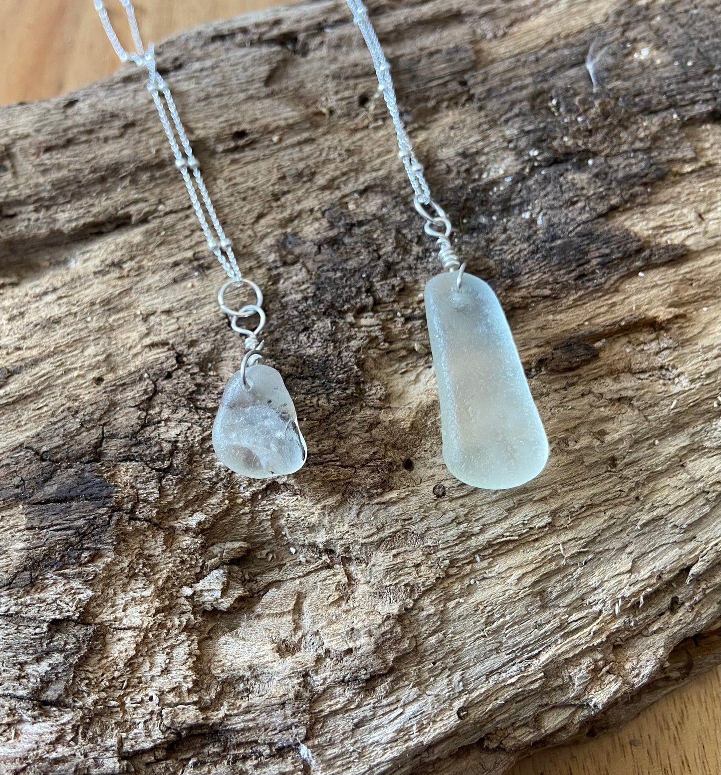 925 Sterling Silver wire wrap top pendant