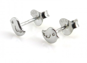 925 Sterling Silver birdie earrings