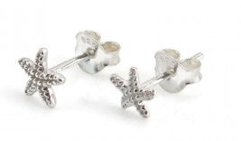 925 Sterling Silver starfish earrings
